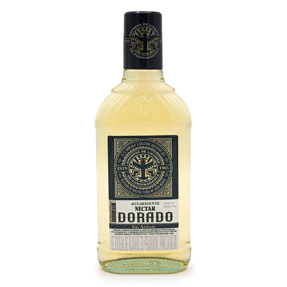 ***Aguardiente Néctar Dorado 375ml