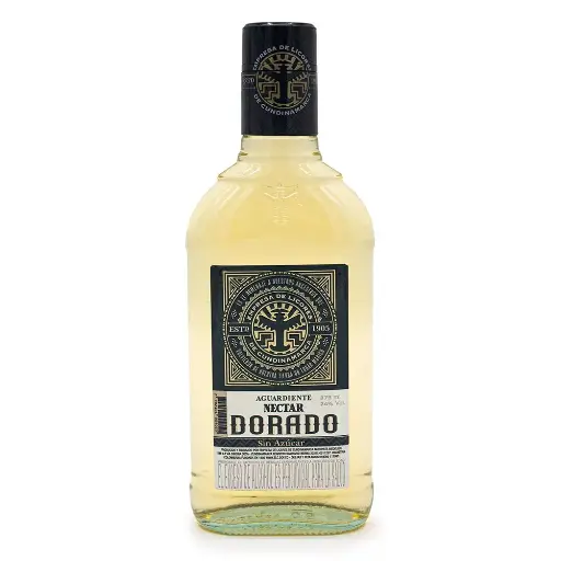 [7702404009025] ***Aguardiente Néctar Dorado 375ml